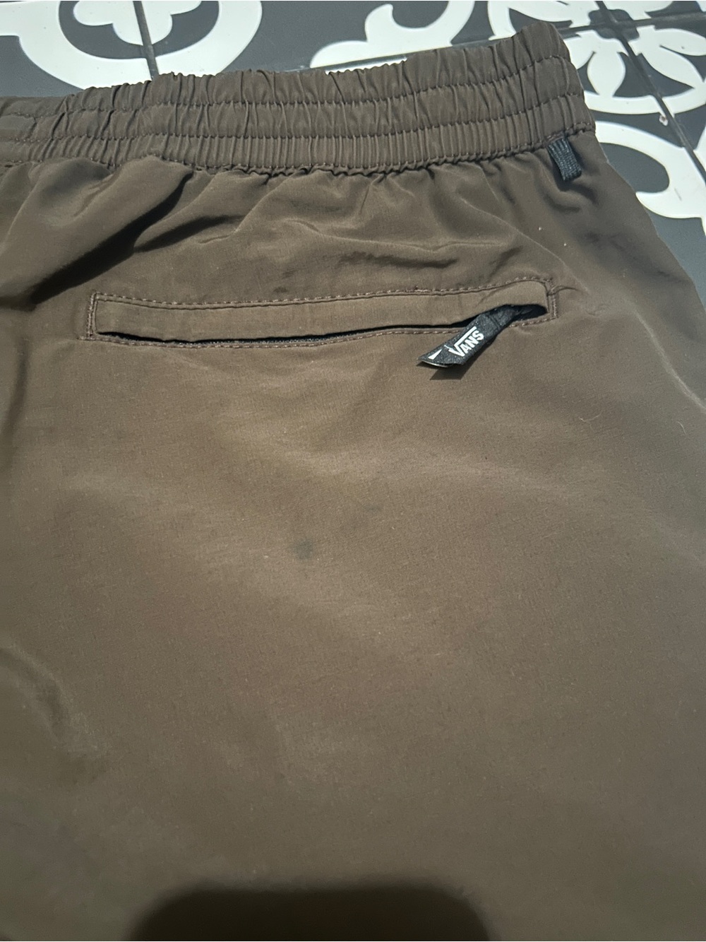 Vans Primary Volley II Mesh-Lined Shorts Brown Men’s Medium 5” Inseam - Picture 6 of 6